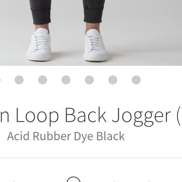 Lululemon Women's Cotton Loop Back Jogger - Picture 16 of 16